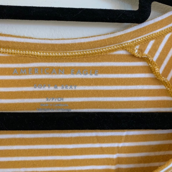 American Eagle Soft & Sexy Striped T-shirt - Picture 4 of 4